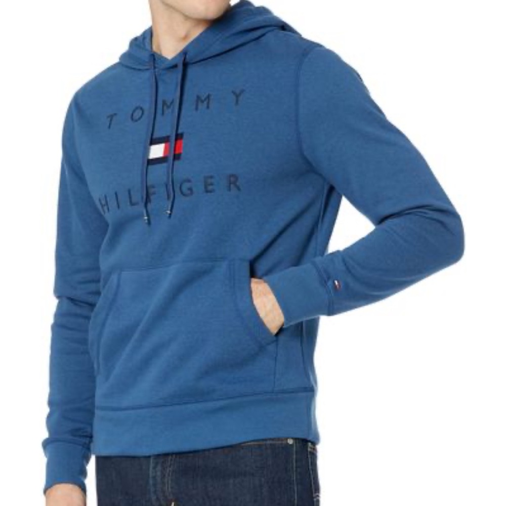 Tommy Hilfiger Chest Embroidered Logo Hooded Sweatshirt